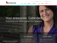 Tablet Screenshot of goemerge.com